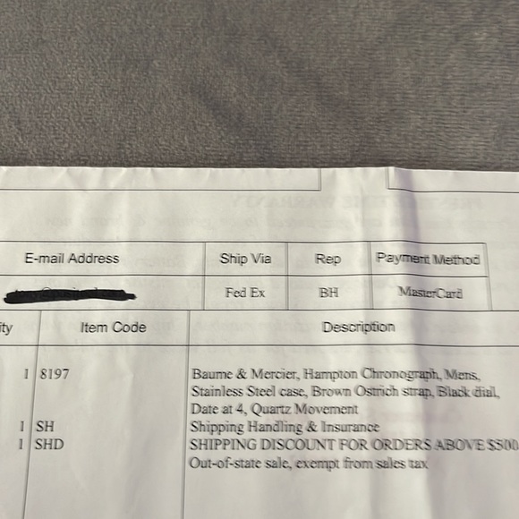 Baume & Mercier watch - Picture 6 of 6